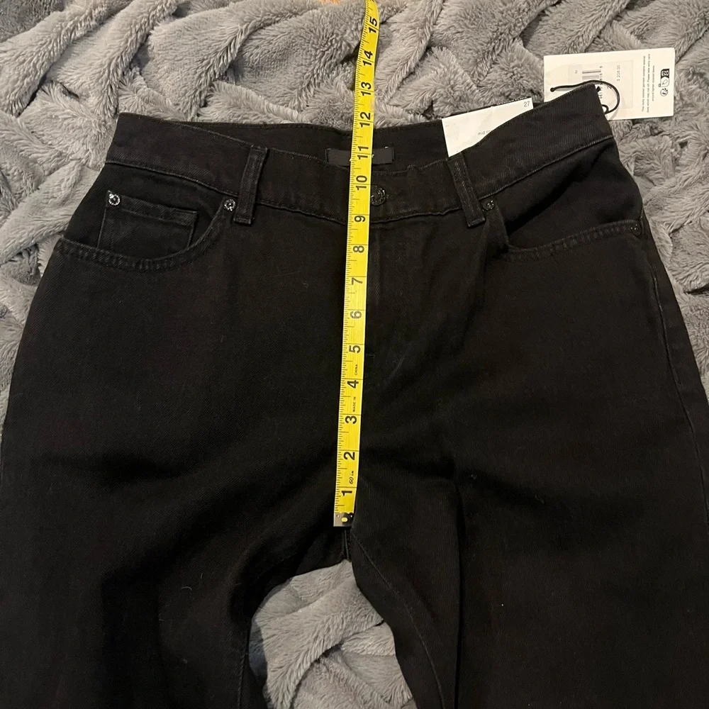 NWT 7 For All Mankind Black Flare Jeans